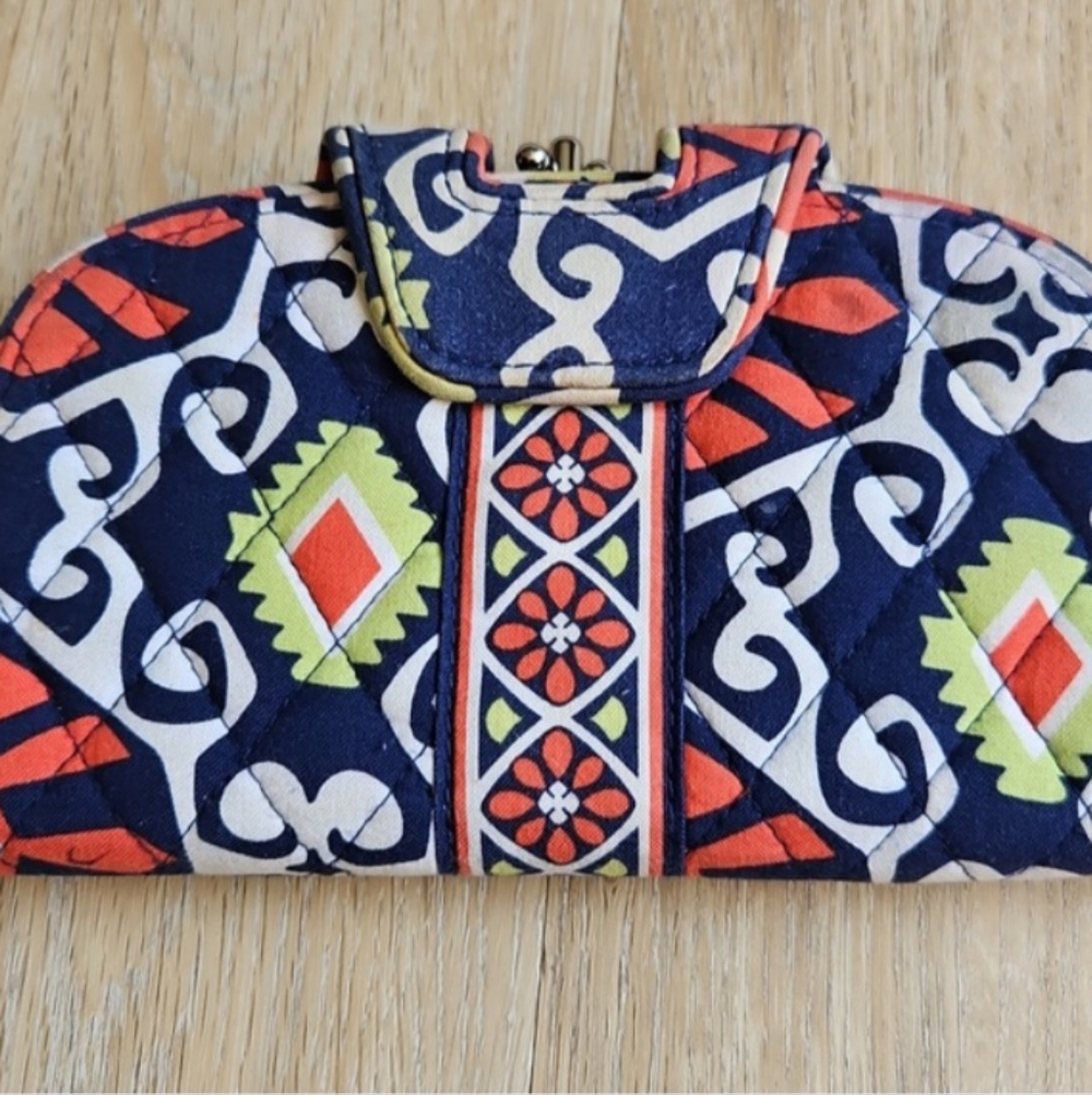 Vera Bradley Kisslock Wallet Card Holder